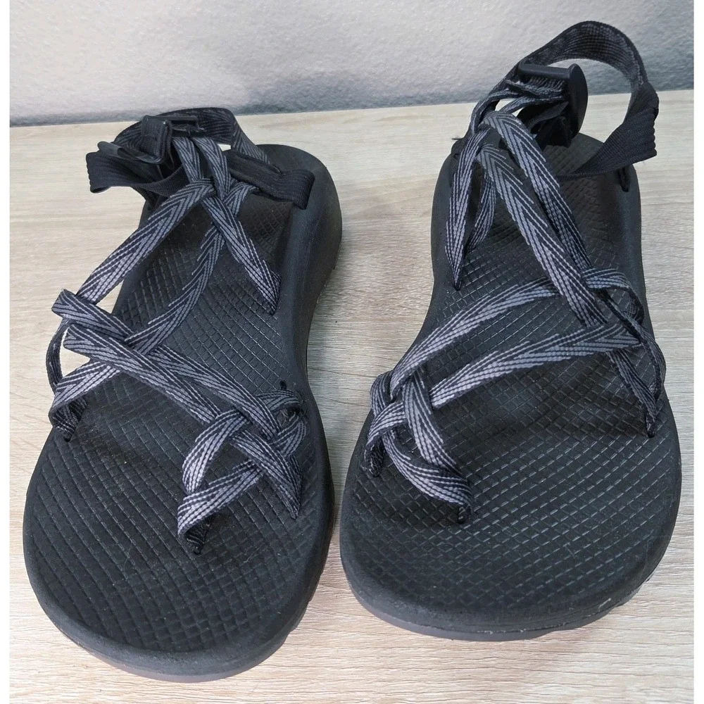 Chaco Z Cloud Sandals Women's 10 Black Strappy Hiking‎ Outdoor Comfort
